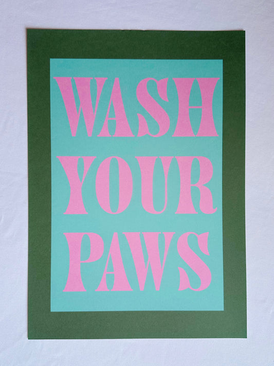 WASH YOUR PAWS