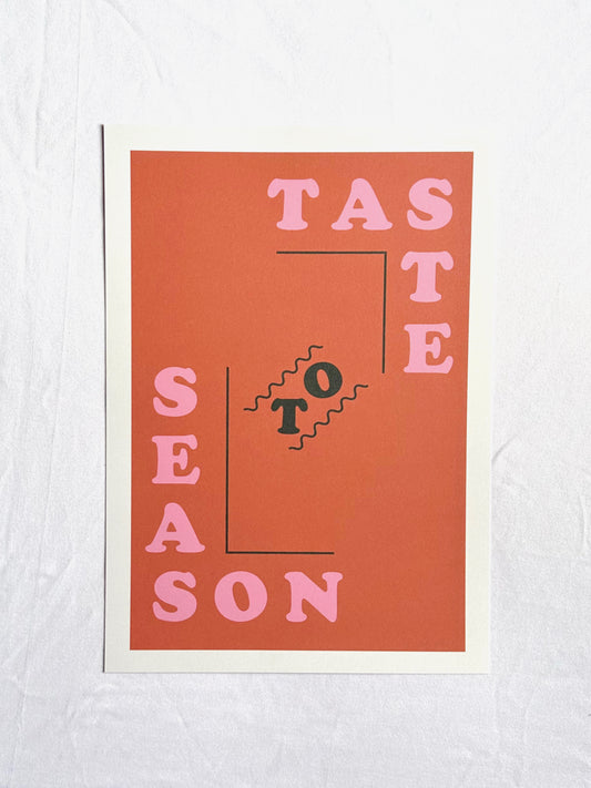 SEASON TO TASTE